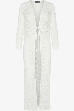 Pieces® Strandkjole pcVita 7/8 Lace Ankle Kimono