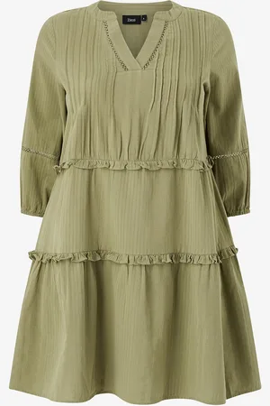 Zizzi Kjole cAlise 3/4 Abk Dress