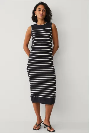 SELECTED Kjole slfEsther SL Knit Contrast Dress