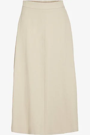 VILA Skjørt i lin viJolanda Ankle Skirt