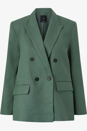 MANGO Linblazer Musgo