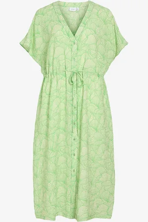 VILA Kjole viLimia Lona S/ Midi Dress