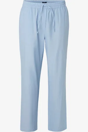 Lexington Icons Ken Cotton Light Oxford pyjamasbukser i bomull