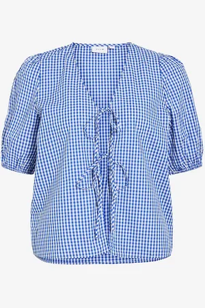 VILA Bluse viSonja S/s Tie Top/ka