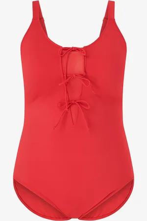 Zizzi Badedrakt sPauline Tie Swimsuit Solid