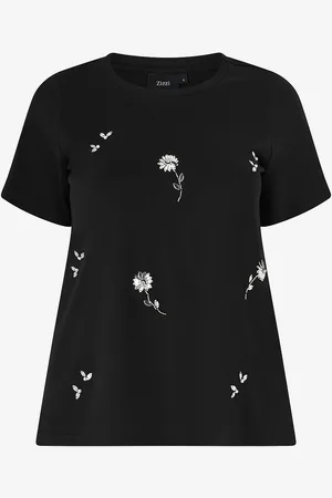 Zizzi T-skjorte vSadie S/S Straight Tee
