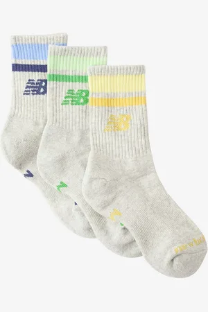 New Balance Sokker Kids Everyday Stripe Midcalf 3-pakning