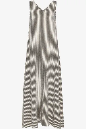 Ichi Maxikjole iaFoxa Striped Maxi DR