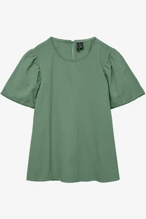 VERO MODA Bluse vmPretty SS Top Wvn GA