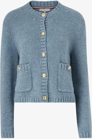 Tommy Hilfiger Kardigan Textured Gold Button Lady Jacket