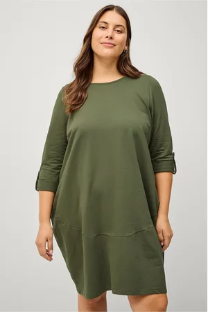 Zizzi Kjole eAnita L/S Knee Dress