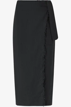 MANGO Skjørt i lin Skirt Pareo