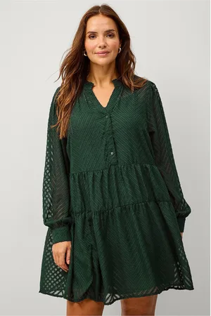 Zizzi Kjole vHut L/S Abk Dress
