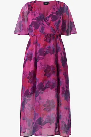 Zizzi Maxikjole mSaina 1/2 Ankel Dress