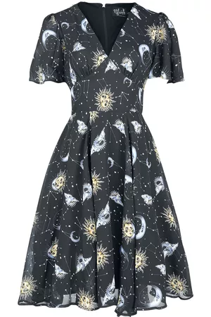 Hell Bunny Middellang kjole - Solaris Dress - XS til 4XL - Damer