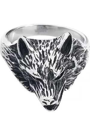 etNox hard and heavy Goth Ring - Wolf Packs - Unisex