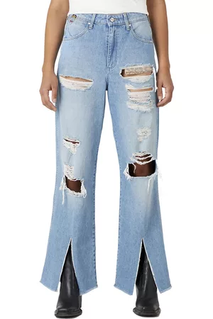 Wrangler Jeans - Fender mom relaxed fit - W25L32 til W27L32 - Damer