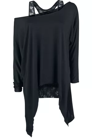 Gothicana Goth Langermet skjorte - Busting Loose - S til 5XL - Damer