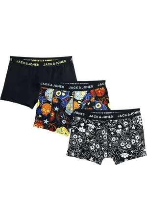 JACK & JONES Boksershorts - JACSUGAR SKULL TRUNKS 3 PAKKE - S til XXL - Herrer