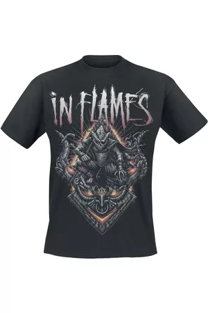 IN FLAMES T-skjorte - Temple Mask - S til XXL - Herrer
