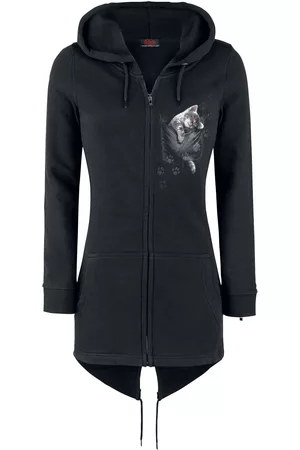 Spiral Goth Hettejakke - Pocket Kitten - S til XXL - Damer