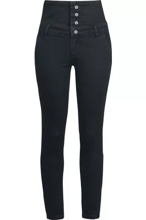 RED by EMP Jeans - High Waist Denim Jeans - W28L32 til W38L34 - Damer
