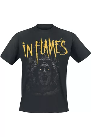 IN FLAMES T-skjorte - Clayman We Trust - S til XXL - Herrer