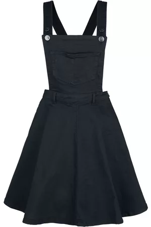 Hell Bunny Rockabilly Middellang kjole - Dakota Pinafore Dress - XS til 4XL - Damer