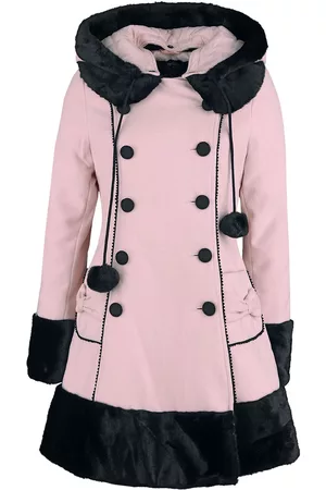 Hell Bunny Rockabilly Vinterjakke - Sarah Jane Kåpe - XS til 3XL - Damer
