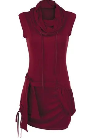 RED by EMP Kort kjole - High Neck Kjole - S til XXL - Damer