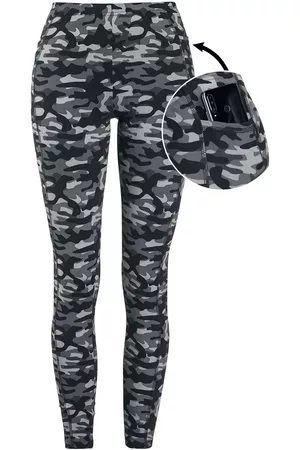 Rock Rebel Leggings - Camo Leggings med Sidelommer - XS til 5XL - Damer
