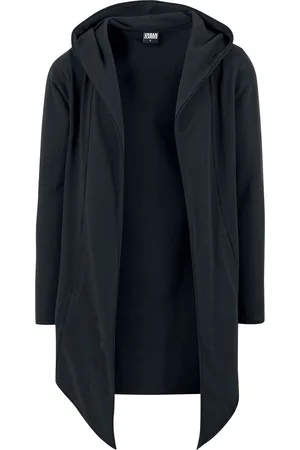 Urban classics Cardigan - Long Hooded Open Edge Cardigan - L - Herrer