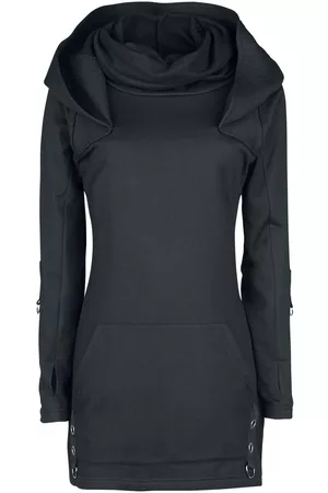 Poizen Industries Goth Hettegenser - Siego Top - L - Damer