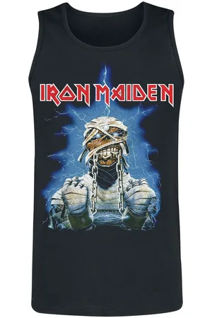 Iron Maiden Tanktopp - Powerslave World Slavery Tour 1984-1985 - S til XXL - Herrer