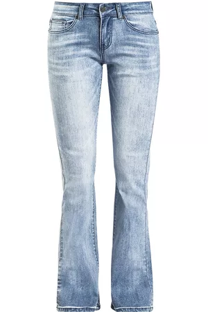 EMP Jeans - Grace - Jeans med Wash og Turn-Up - W26L32 til W34L32 - Damer