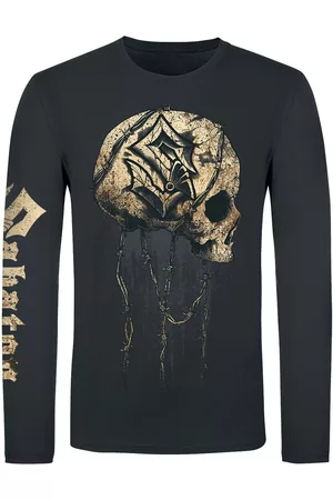 Sabaton Langermet skjorte - Barbed Wire Skull - S til 4XL - Herrer