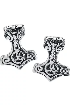 etNox hard and heavy Sett med øredobber - Thors Hammer - Damer