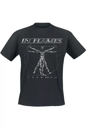 IN FLAMES T-skjorte - Clayman Vintage - S til XXL - Herrer