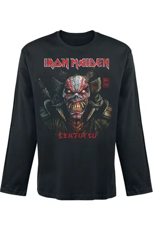 Iron Maiden Langermet skjorte - Senjutsu Back Cover - S til L - Herrer