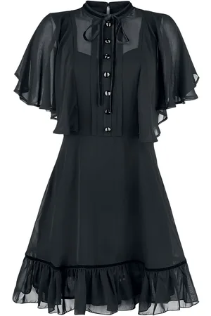 Hell Bunny Goth Kort kjole - Imperia Kjole - XS til 4XL - Damer