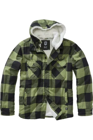 Brandit Overgangsjakke - Lumberjacket Hooded - S til XXL - Herrer