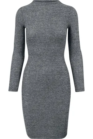 Urban classics Kort kjole - Ladies Rib Dress - XS til XL - Damer