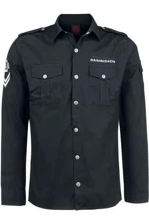Rammstein Langermet skjorte - M til 3XL - Herrer