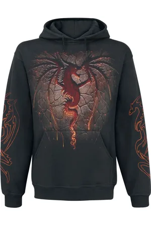 Spiral Goth Hettegenser - Dragon Furnace - L - Herrer