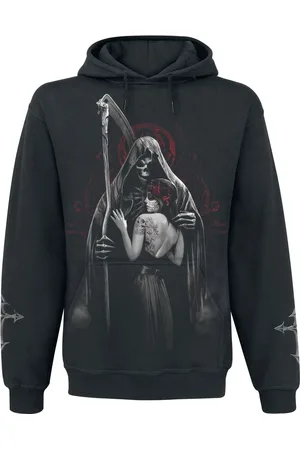 Spiral Goth Hettegenser - Dead Kiss - M - Herrer