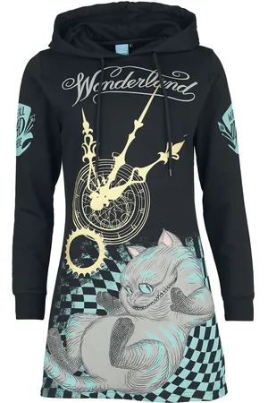 Alice in Wonderland Disney Middellang kjole - Mad cat - M til XXL - Damer
