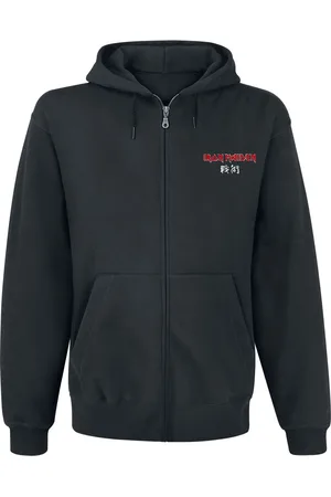Iron Maiden Hettejakke - Samurai Eddie Red Graphic - M til L - Herrer