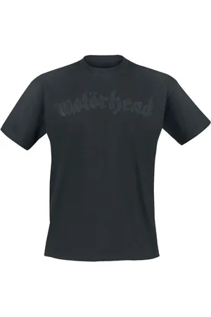 Motörhead T-skjorte - Black On Black Logo - S til 4XL - Herrer