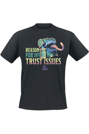 Dungeons and Dragons Gaming T-skjorte - Mimic - Trust Issues - S til XXL - Herrer