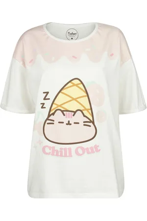 Pusheen Anime T-skjorte - Chill Out - L - Damer
